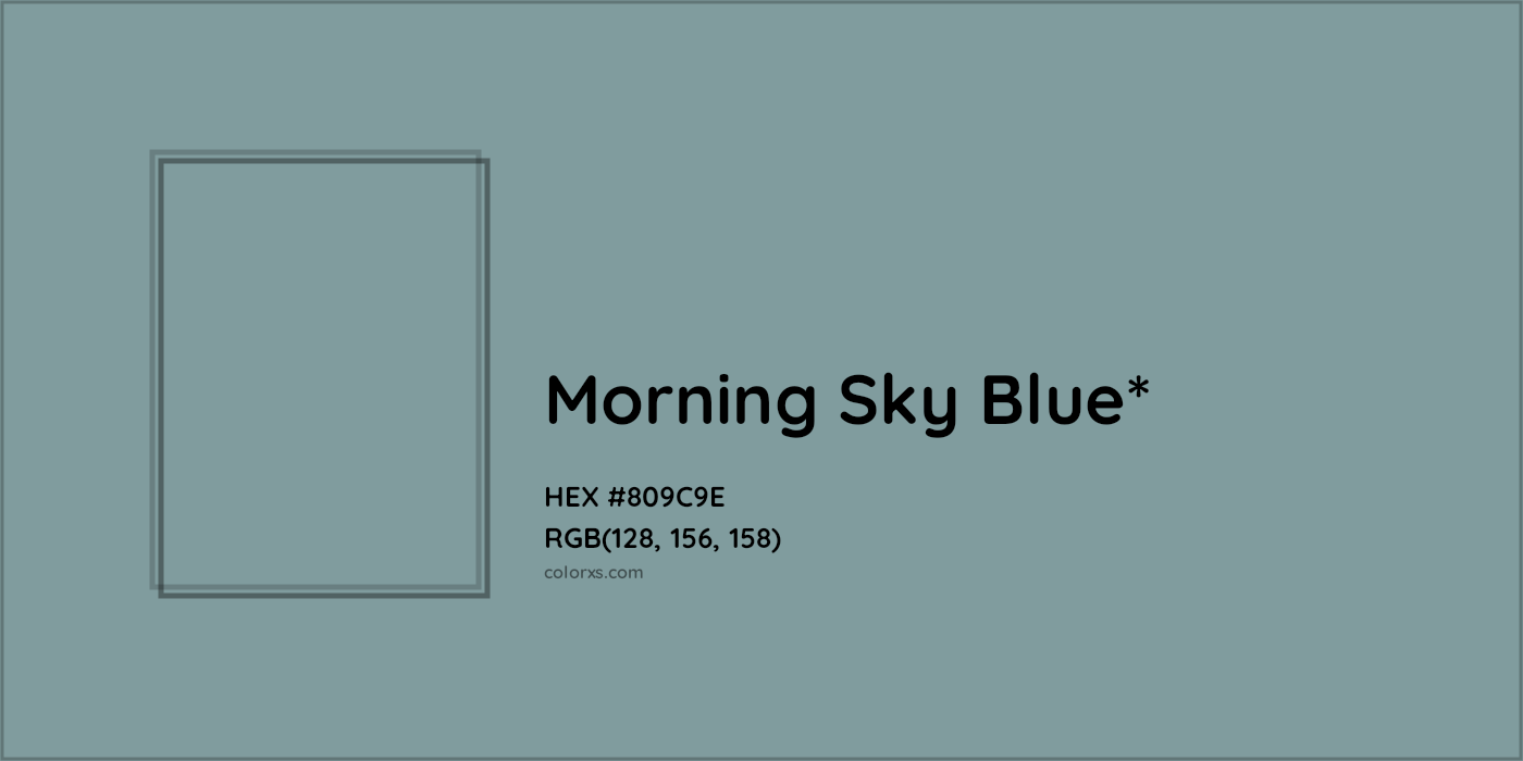 HEX #809C9E Color Name, Color Code, Palettes, Similar Paints, Images