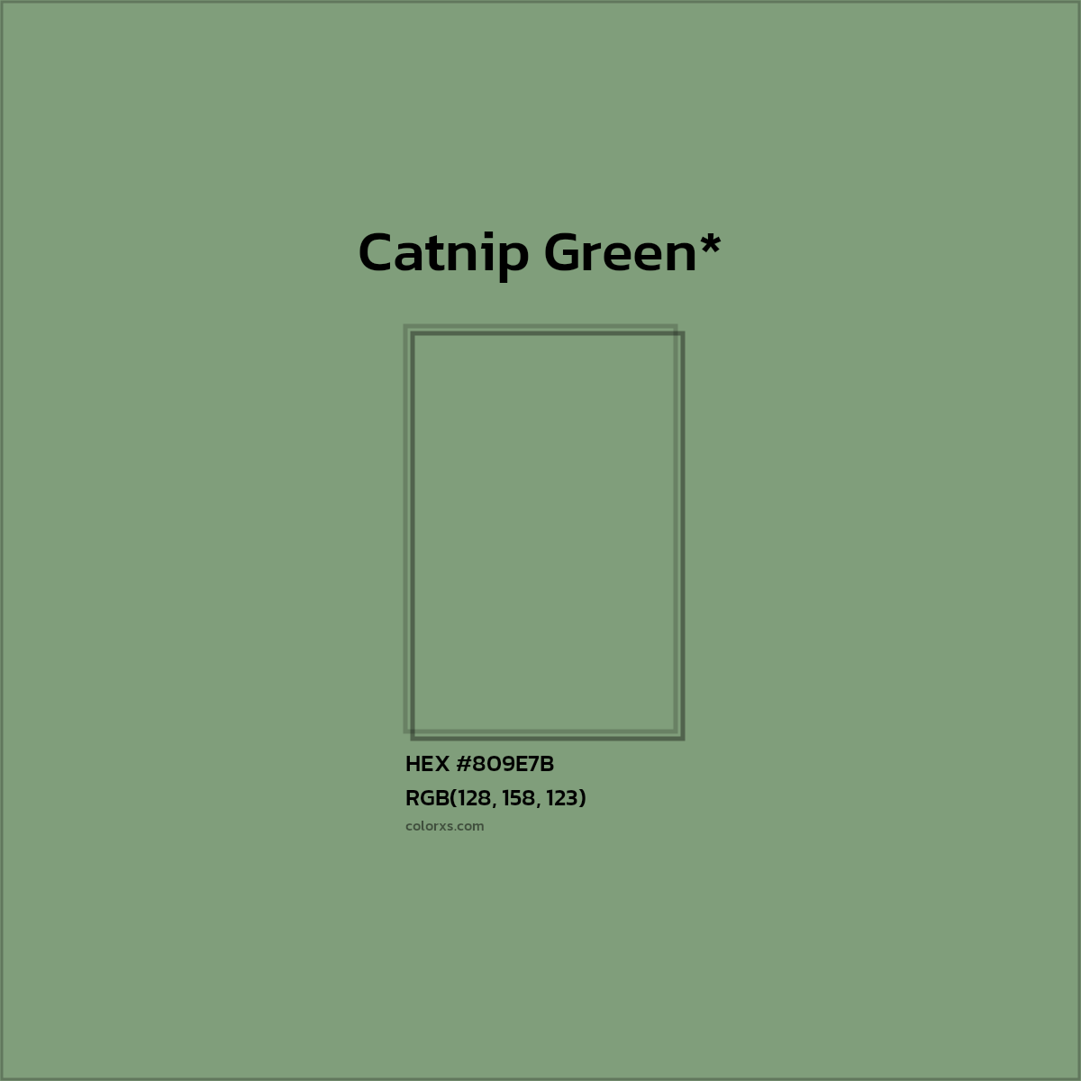 HEX #809E7B Color Name, Color Code, Palettes, Similar Paints, Images