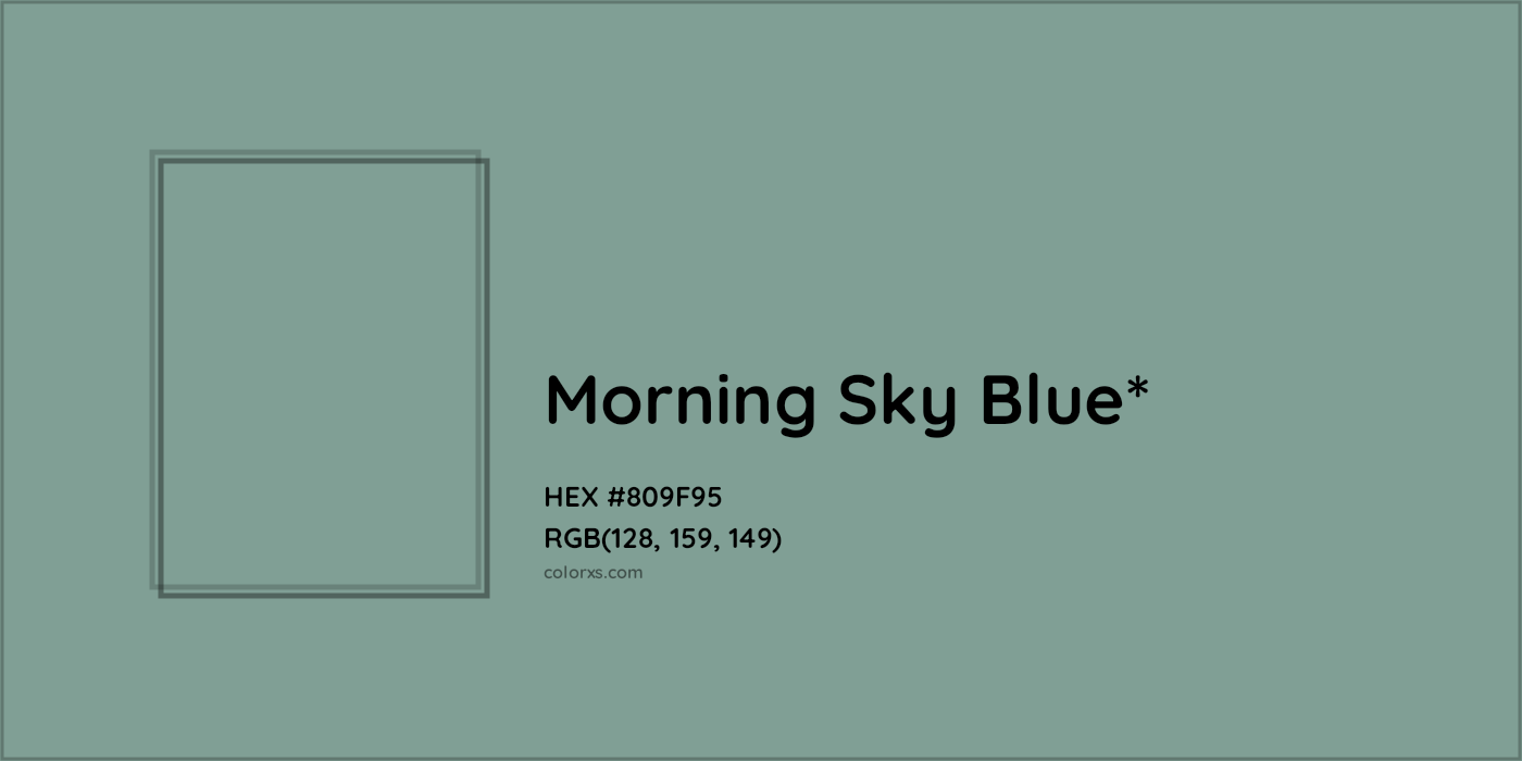 HEX #809F95 Color Name, Color Code, Palettes, Similar Paints, Images