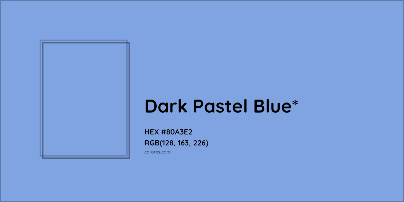 HEX #80A3E2 Color Name, Color Code, Palettes, Similar Paints, Images