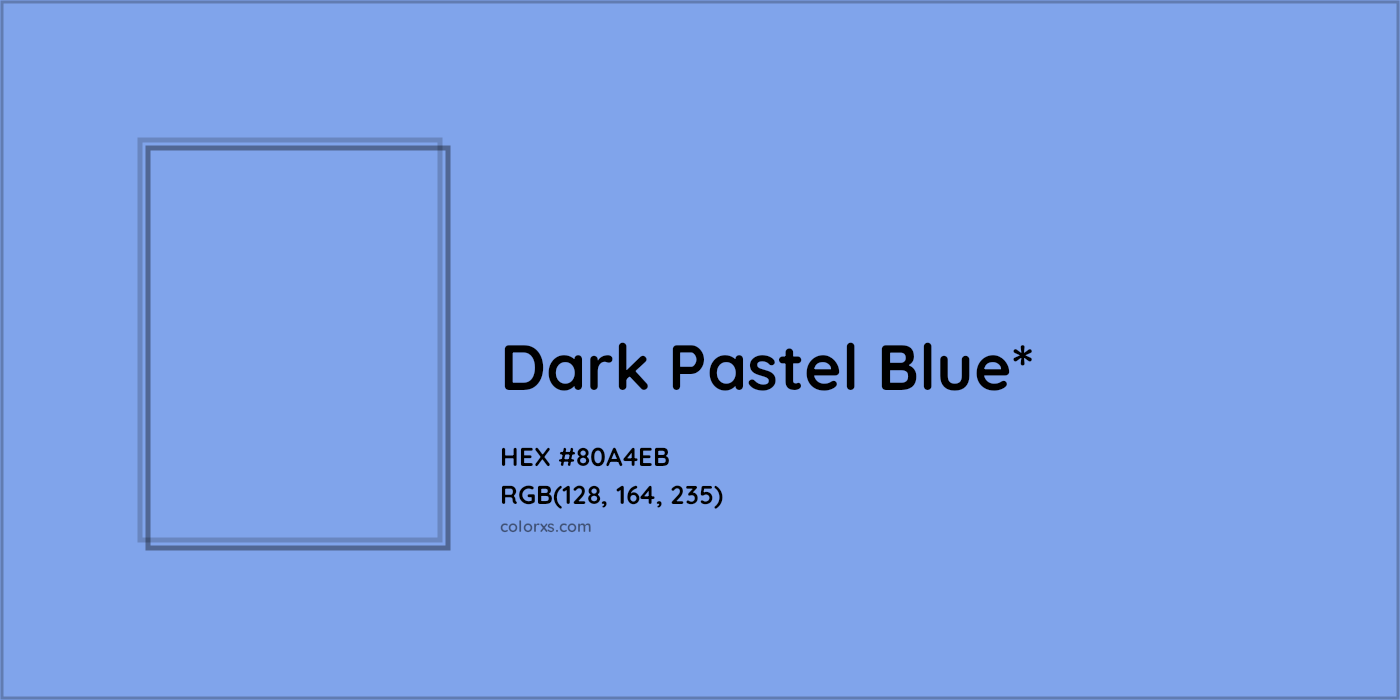 HEX #80A4EB Color Name, Color Code, Palettes, Similar Paints, Images