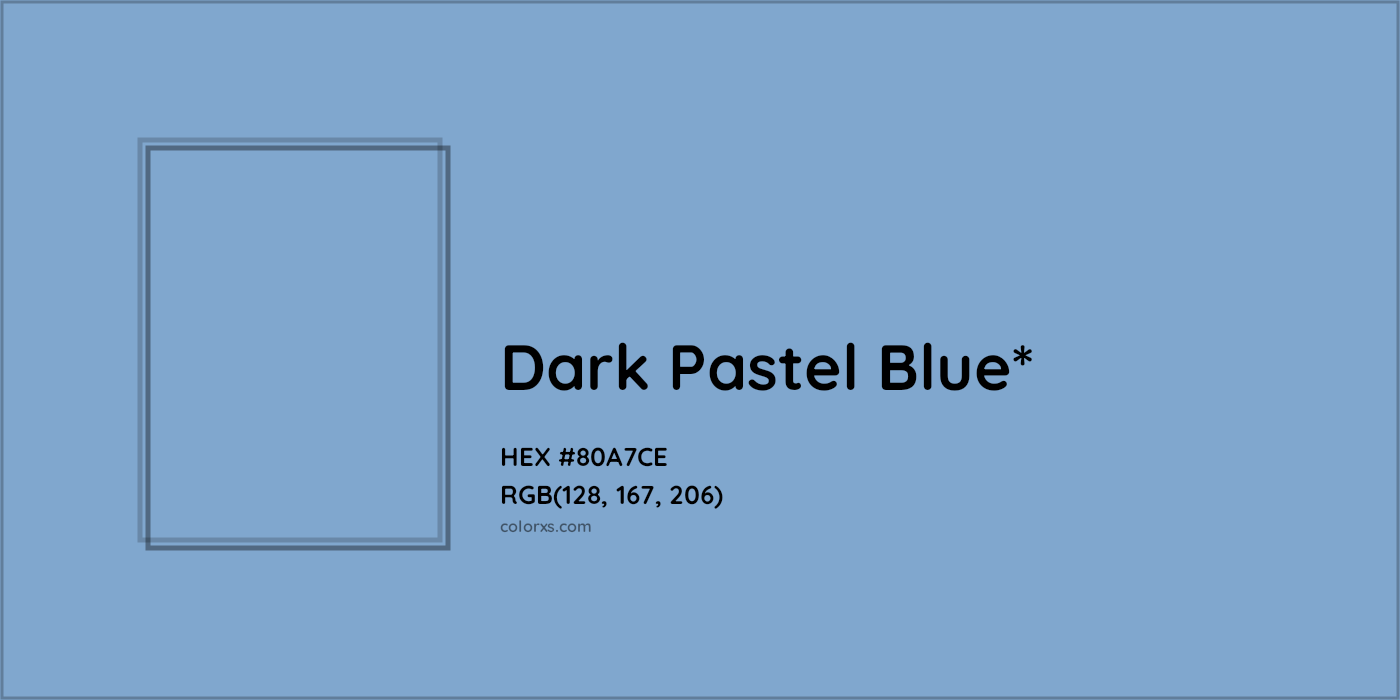 HEX #80A7CE Color Name, Color Code, Palettes, Similar Paints, Images