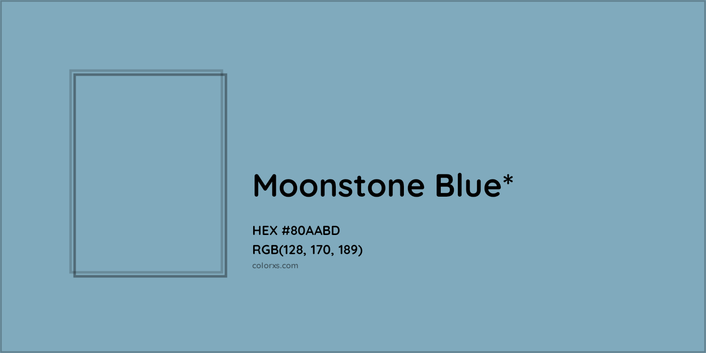 HEX #80AABD Color Name, Color Code, Palettes, Similar Paints, Images