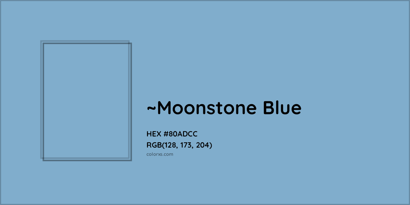 HEX #80ADCC Color Name, Color Code, Palettes, Similar Paints, Images
