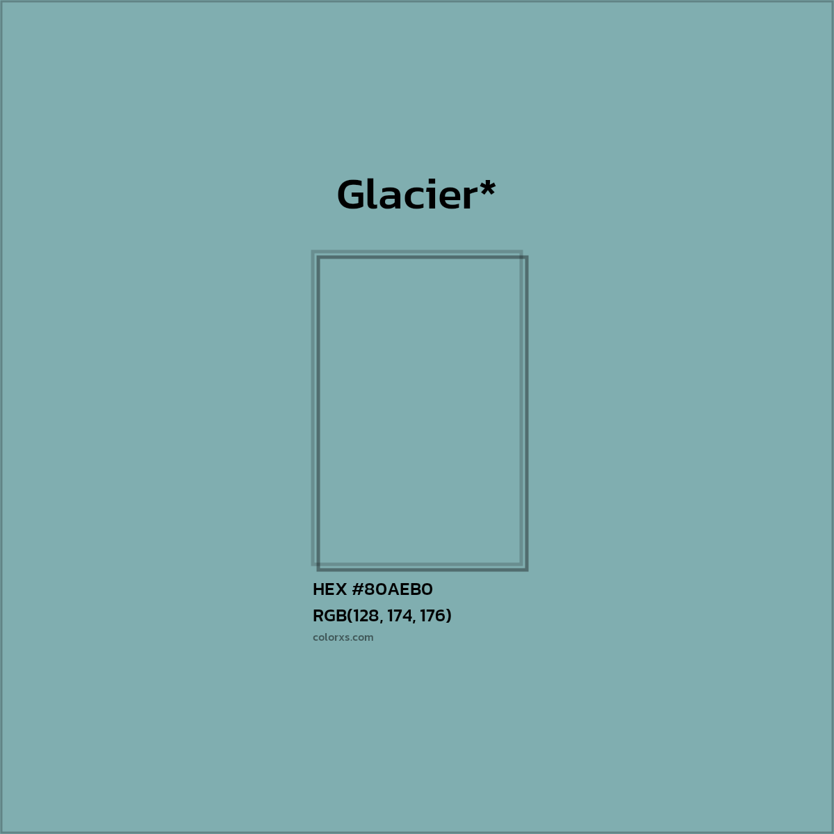 HEX #80AEB0 Color Name, Color Code, Palettes, Similar Paints, Images