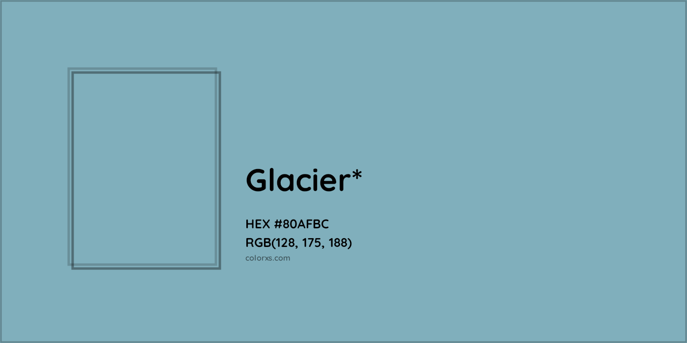 HEX #80AFBC Color Name, Color Code, Palettes, Similar Paints, Images
