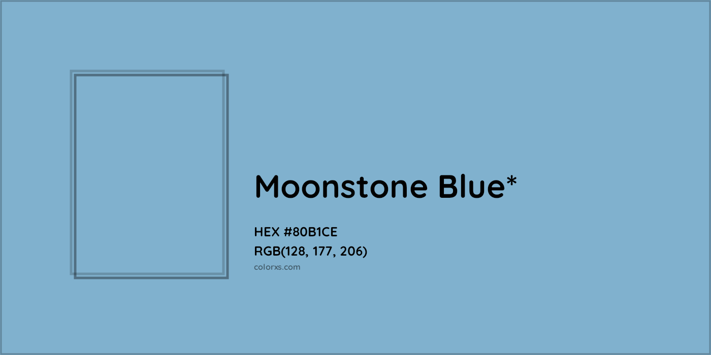 HEX #80B1CE Color Name, Color Code, Palettes, Similar Paints, Images