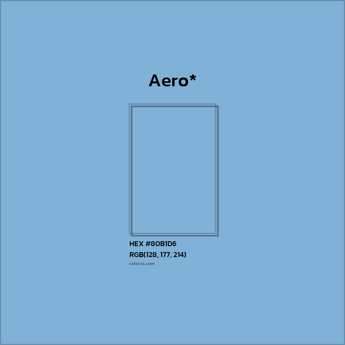 HEX #80B1D6 Color Name, Color Code, Palettes, Similar Paints, Images