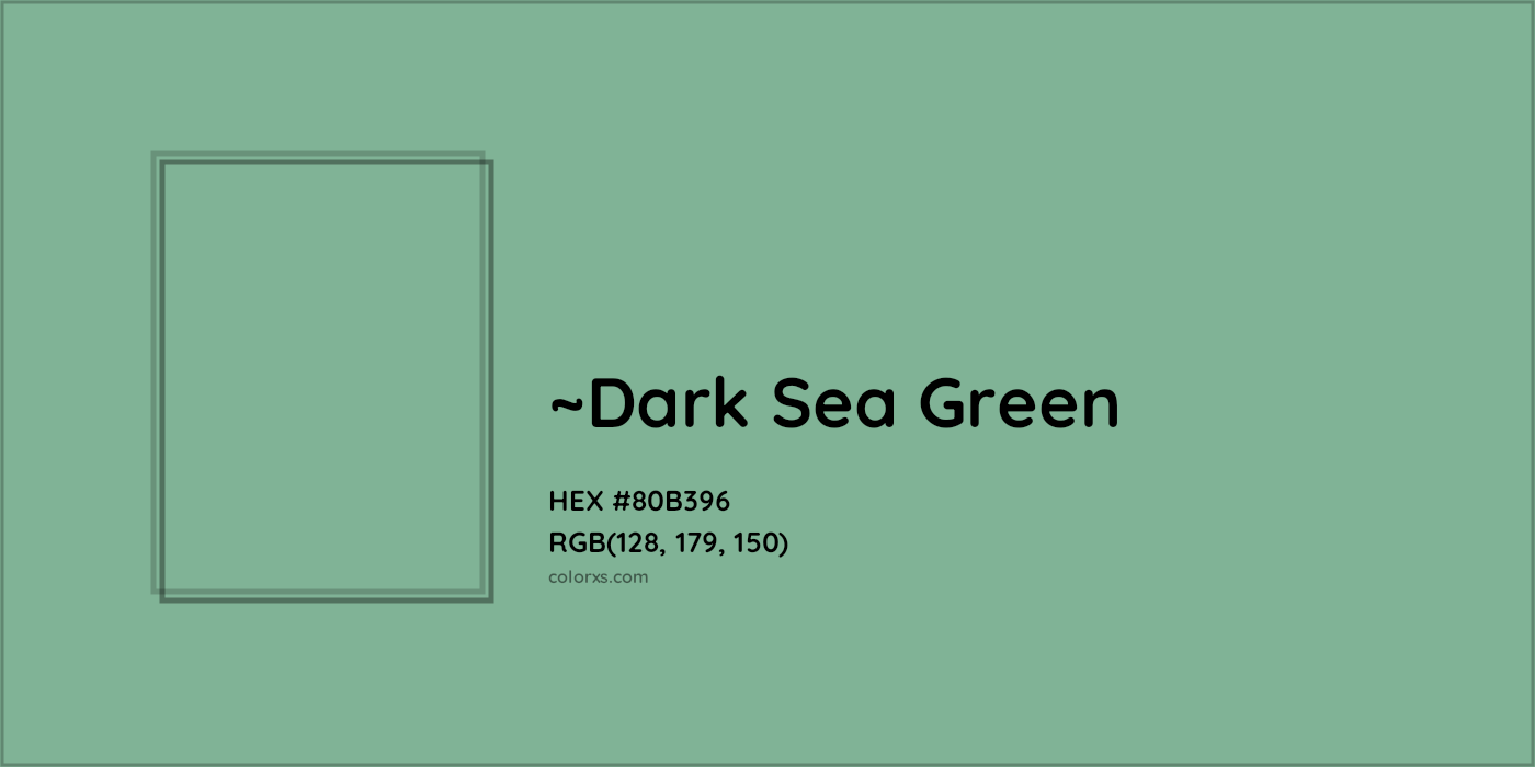 HEX #80B396 Color Name, Color Code, Palettes, Similar Paints, Images