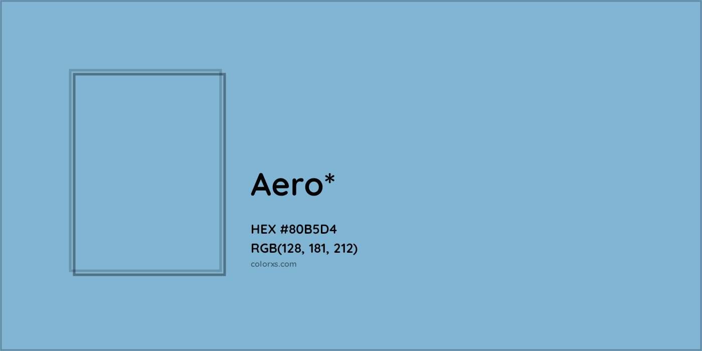 HEX #80B5D4 Color Name, Color Code, Palettes, Similar Paints, Images