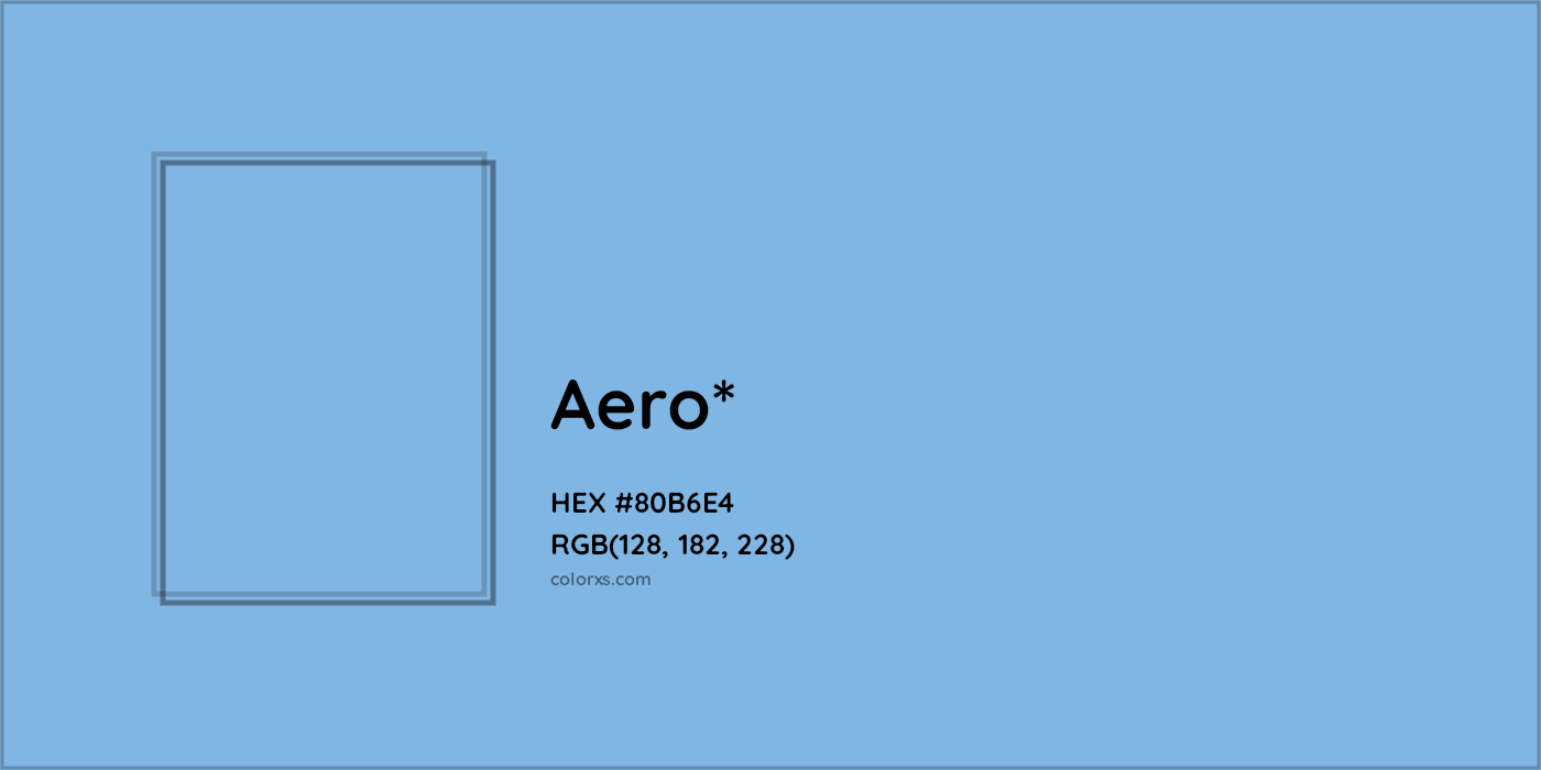 HEX #80B6E4 Color Name, Color Code, Palettes, Similar Paints, Images