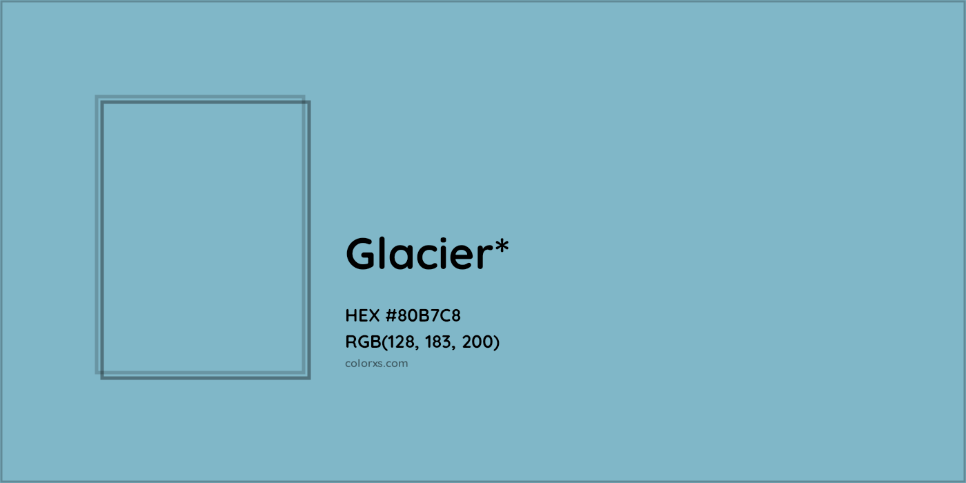 HEX #80B7C8 Color Name, Color Code, Palettes, Similar Paints, Images