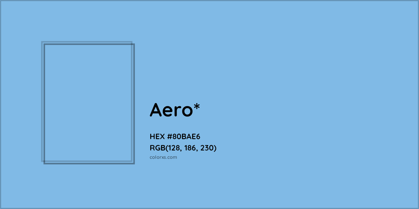 HEX #80BAE6 Color Name, Color Code, Palettes, Similar Paints, Images