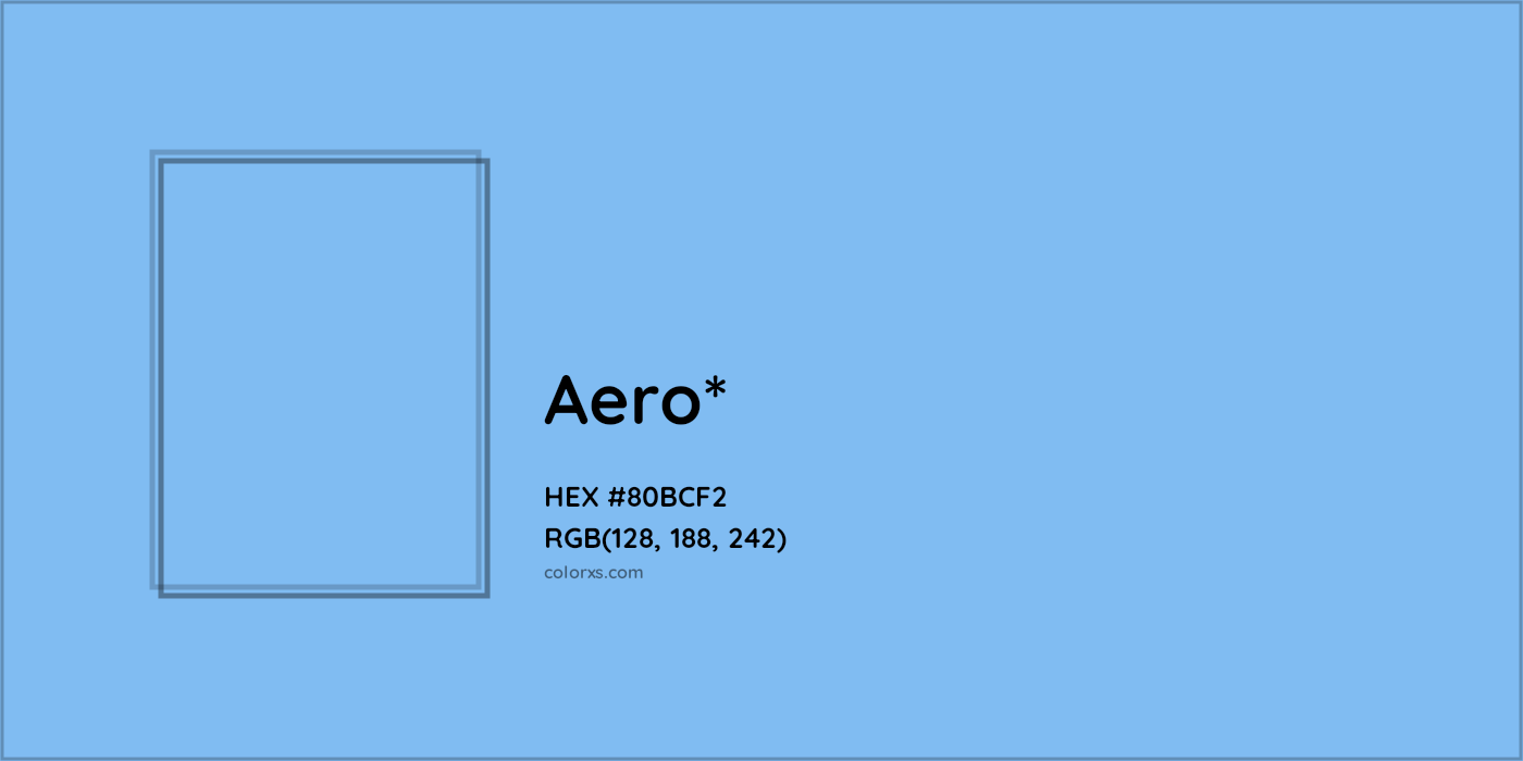 HEX #80BCF2 Color Name, Color Code, Palettes, Similar Paints, Images