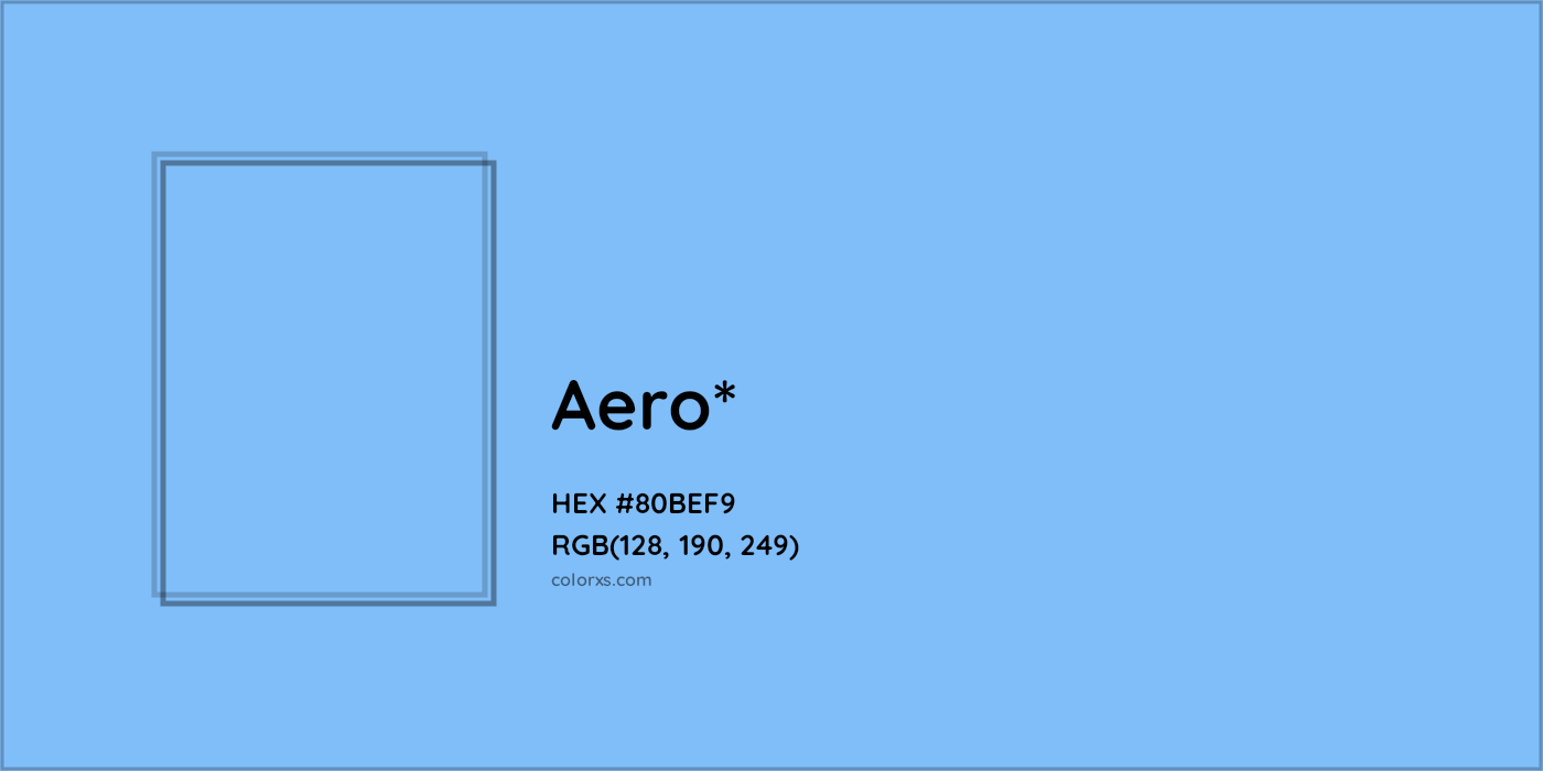 HEX #80BEF9 Color Name, Color Code, Palettes, Similar Paints, Images
