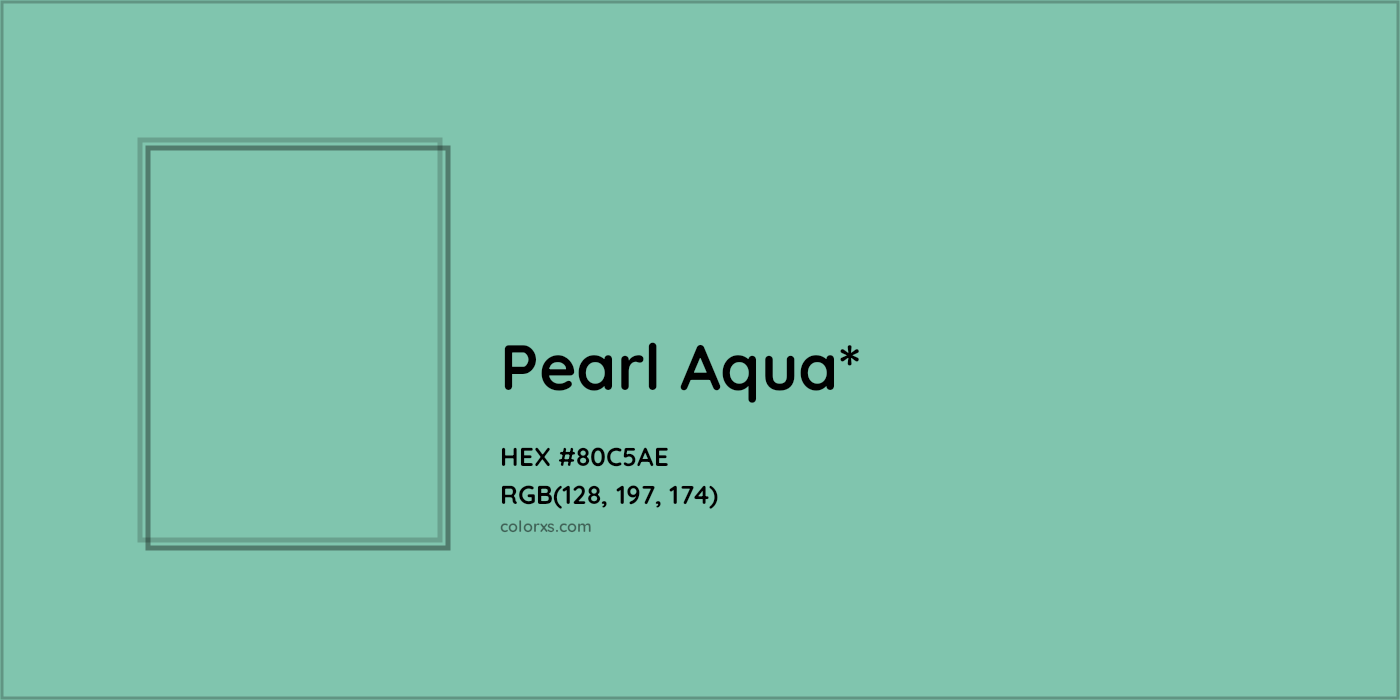 HEX #80C5AE Color Name, Color Code, Palettes, Similar Paints, Images