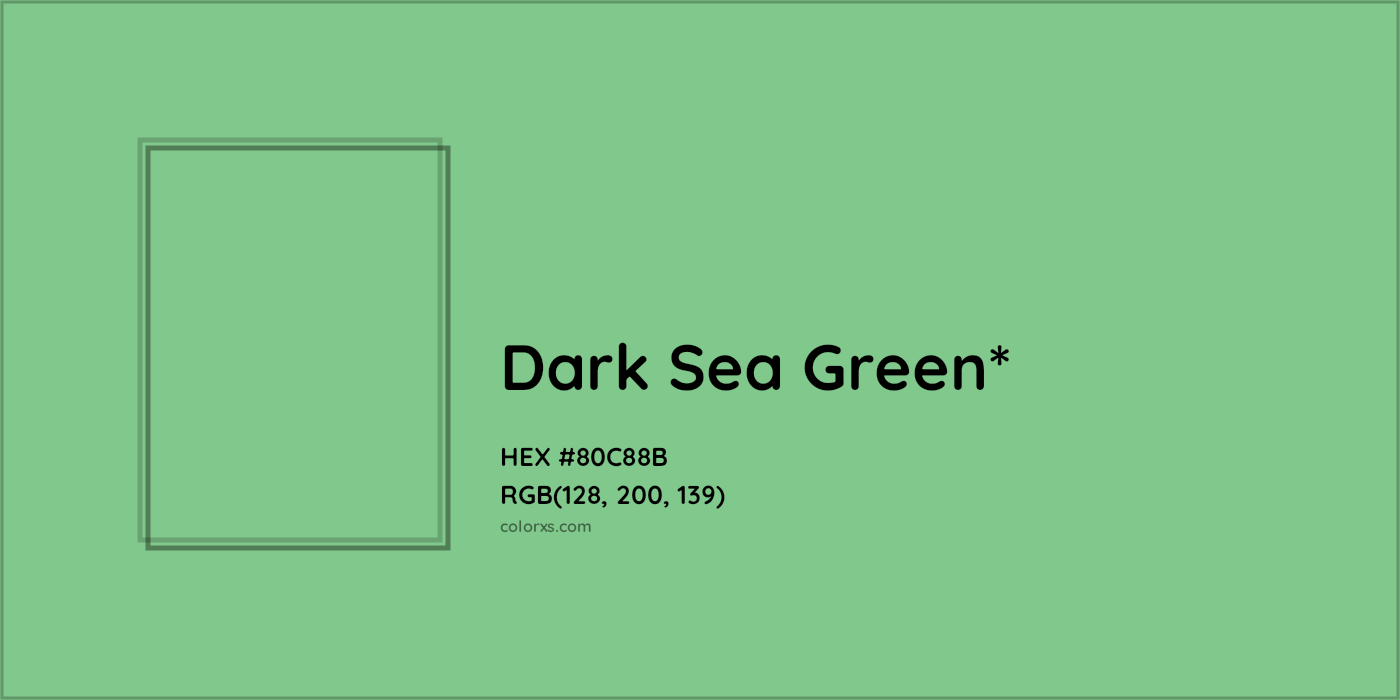 HEX #80C88B Color Name, Color Code, Palettes, Similar Paints, Images