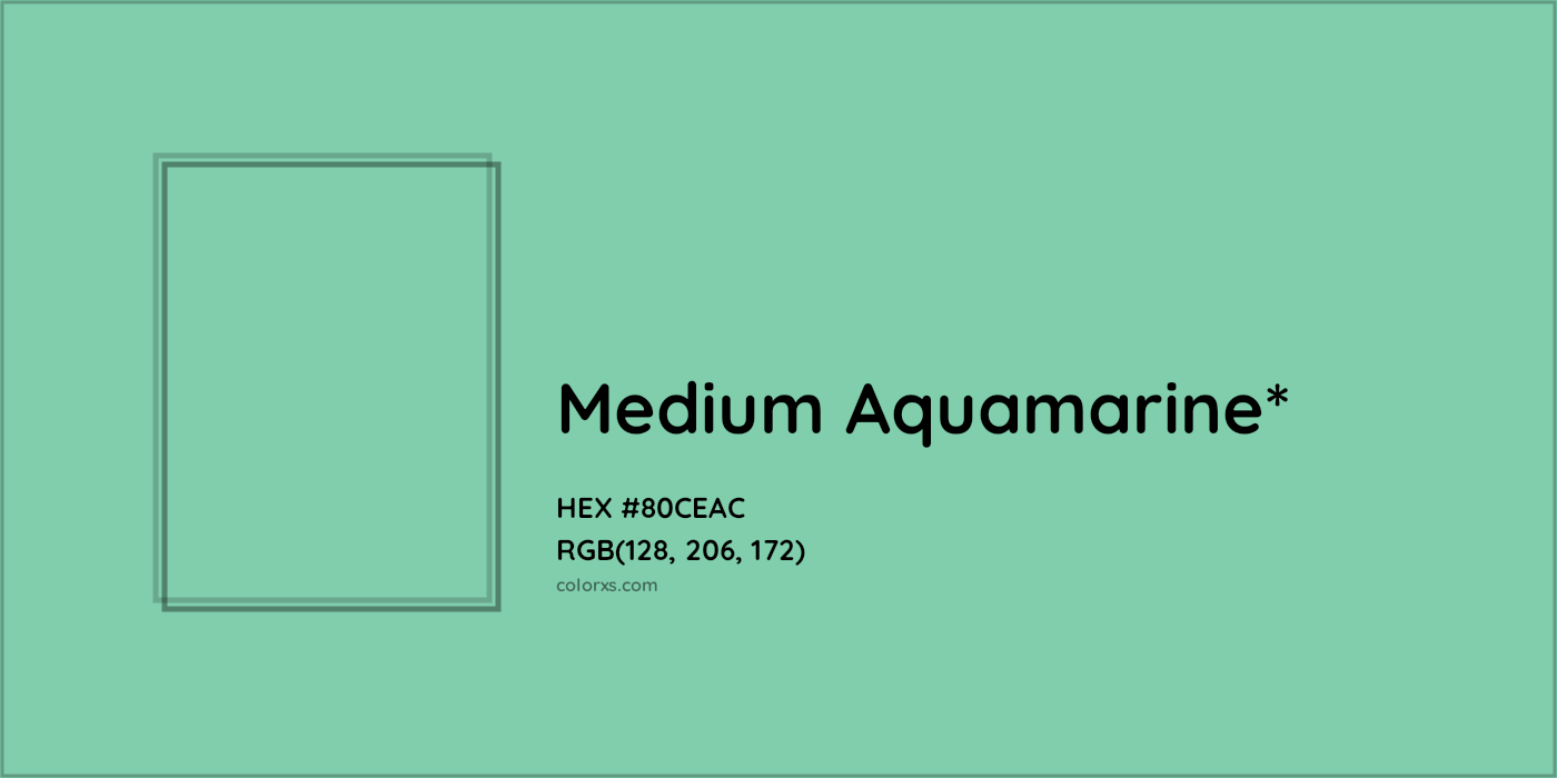 HEX #80CEAC Color Name, Color Code, Palettes, Similar Paints, Images