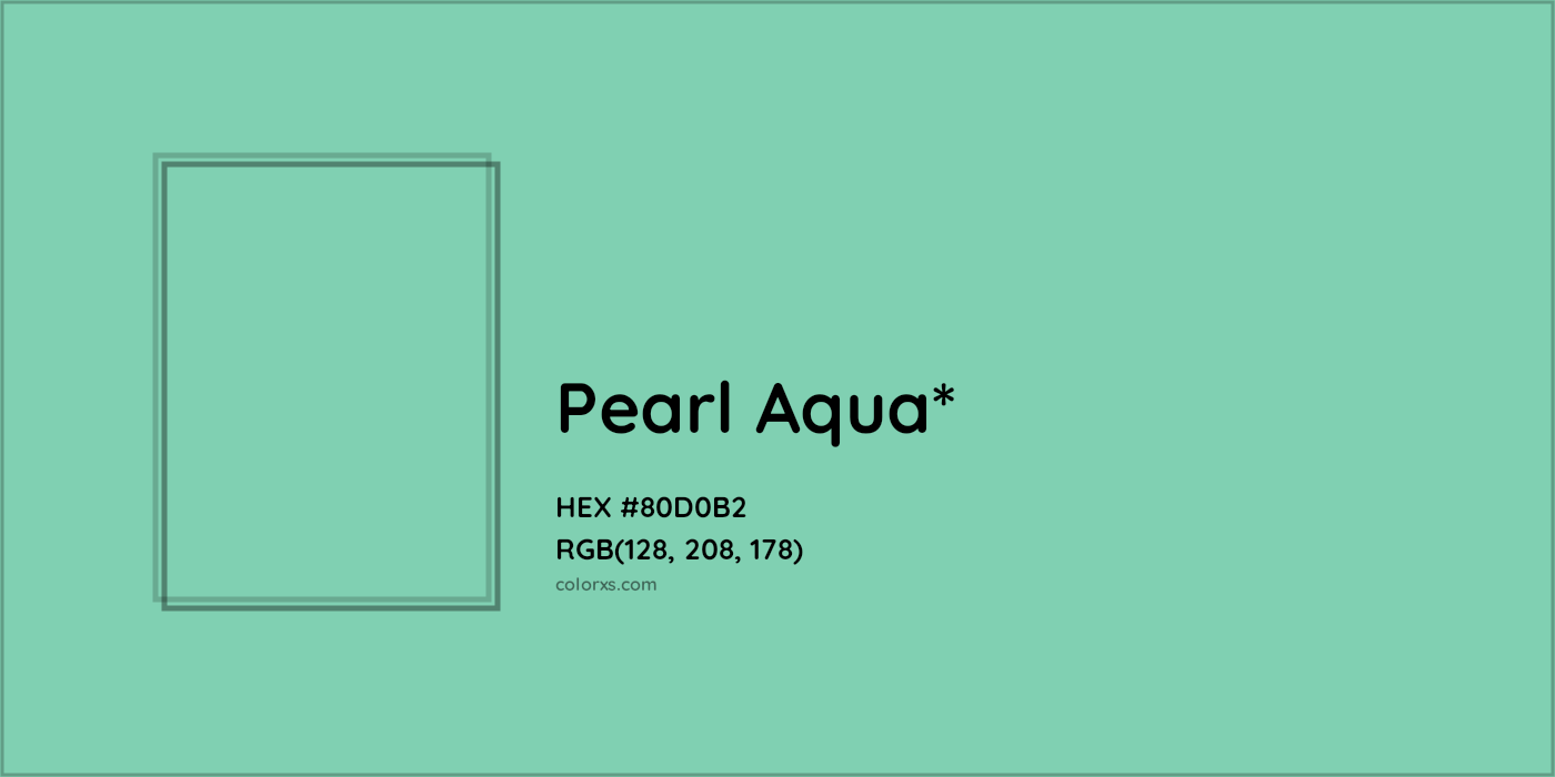 HEX #80D0B2 Color Name, Color Code, Palettes, Similar Paints, Images