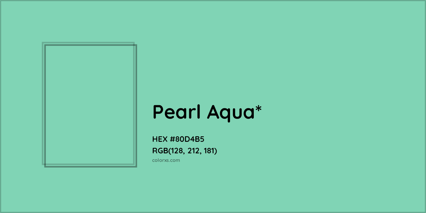 HEX #80D4B5 Color Name, Color Code, Palettes, Similar Paints, Images