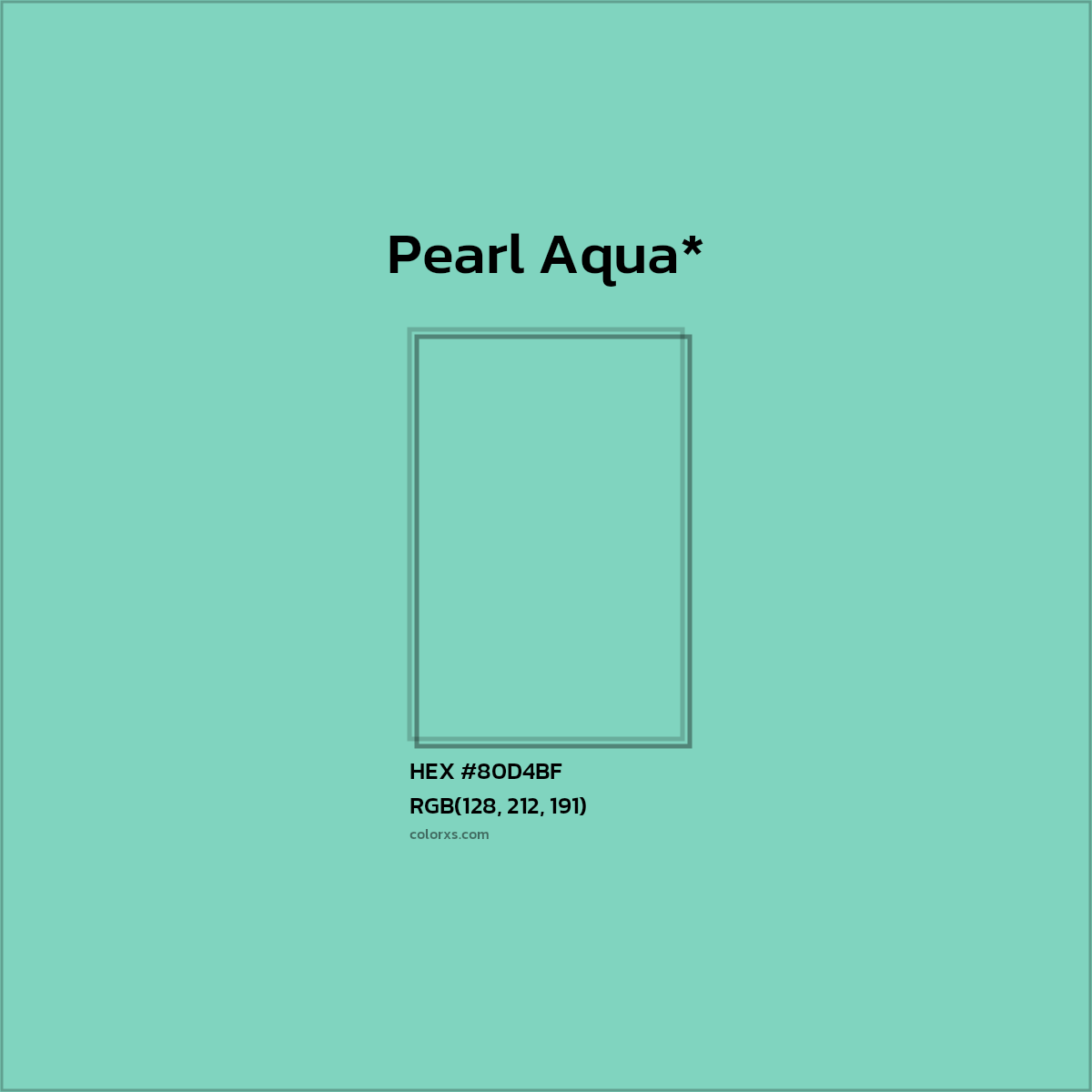 HEX #80D4BF Color Name, Color Code, Palettes, Similar Paints, Images