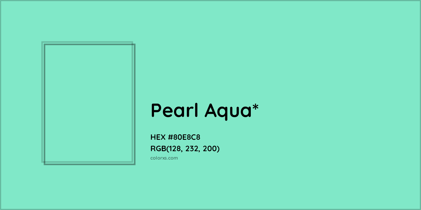 HEX #80E8C8 Color Name, Color Code, Palettes, Similar Paints, Images