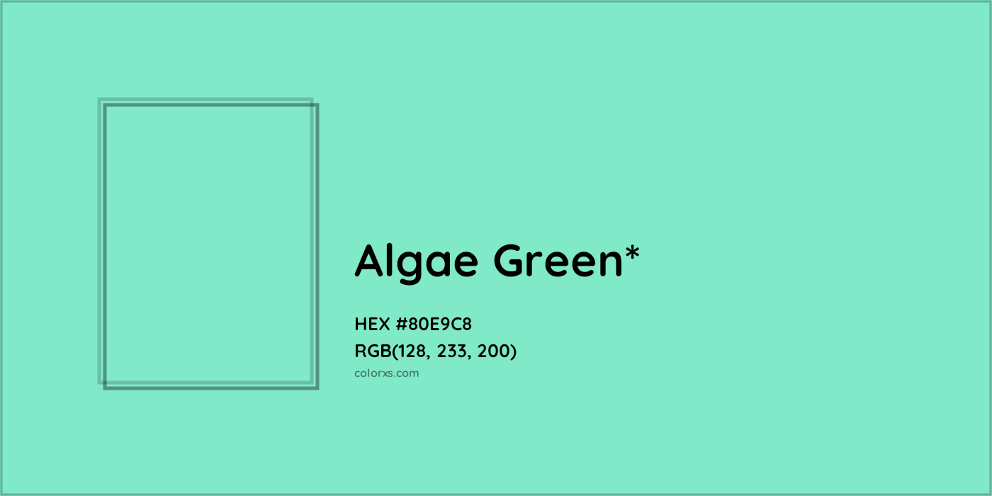 HEX #80E9C8 Color Name, Color Code, Palettes, Similar Paints, Images