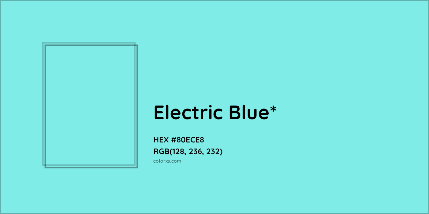 HEX #80ECE8 Color Name, Color Code, Palettes, Similar Paints, Images