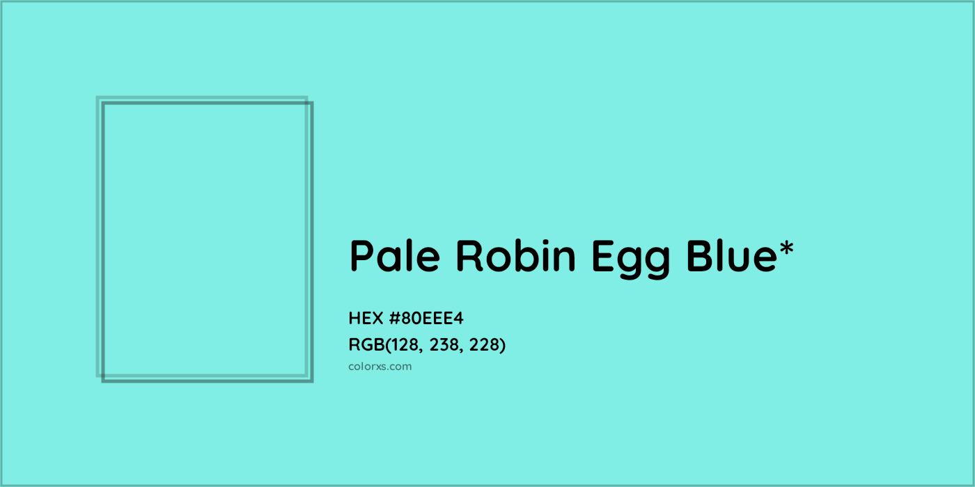 HEX #80EEE4 Color Name, Color Code, Palettes, Similar Paints, Images
