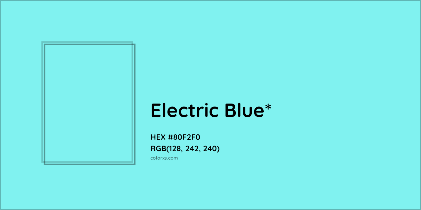 HEX #80F2F0 Color Name, Color Code, Palettes, Similar Paints, Images