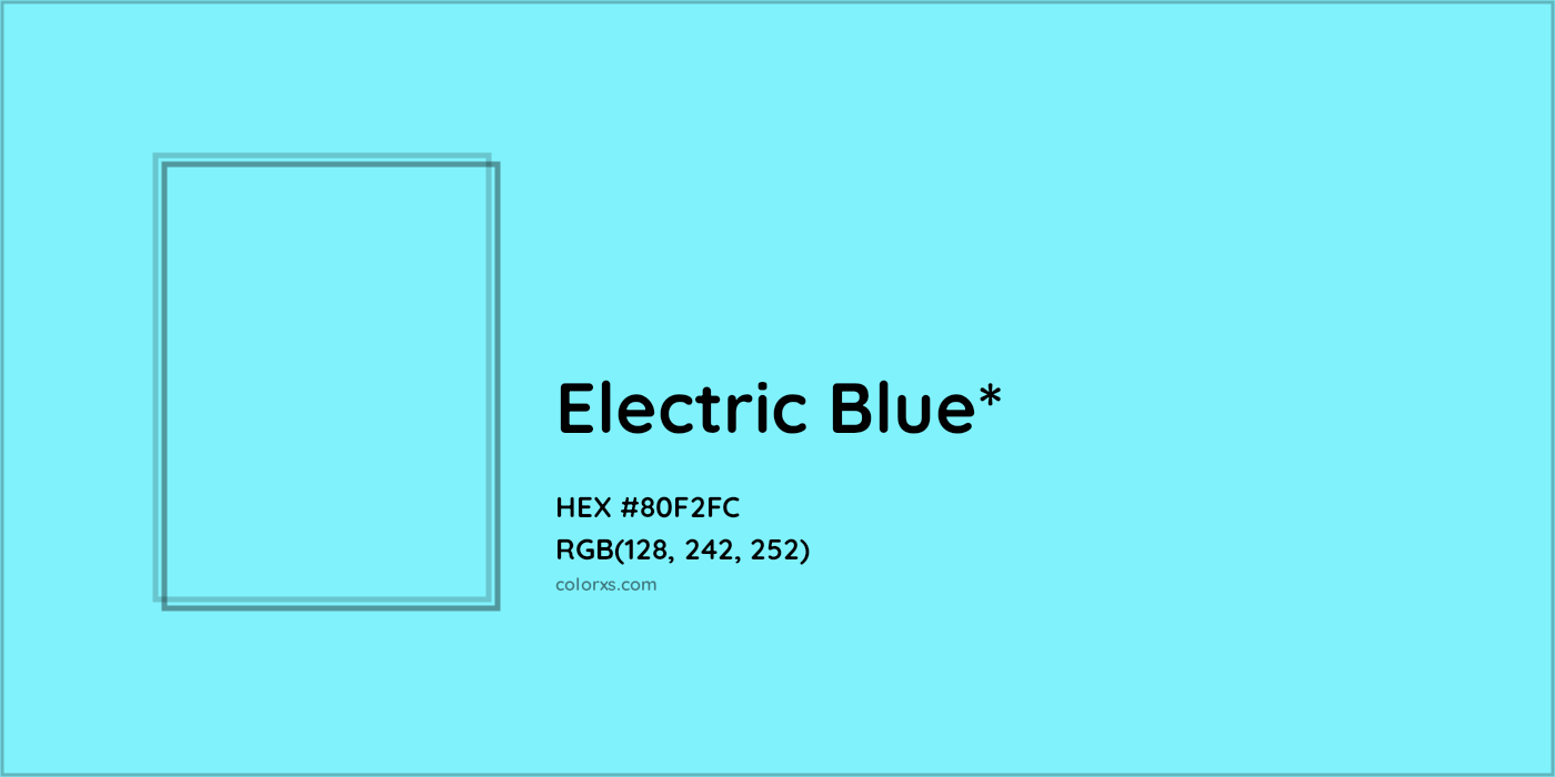 HEX #80F2FC Color Name, Color Code, Palettes, Similar Paints, Images