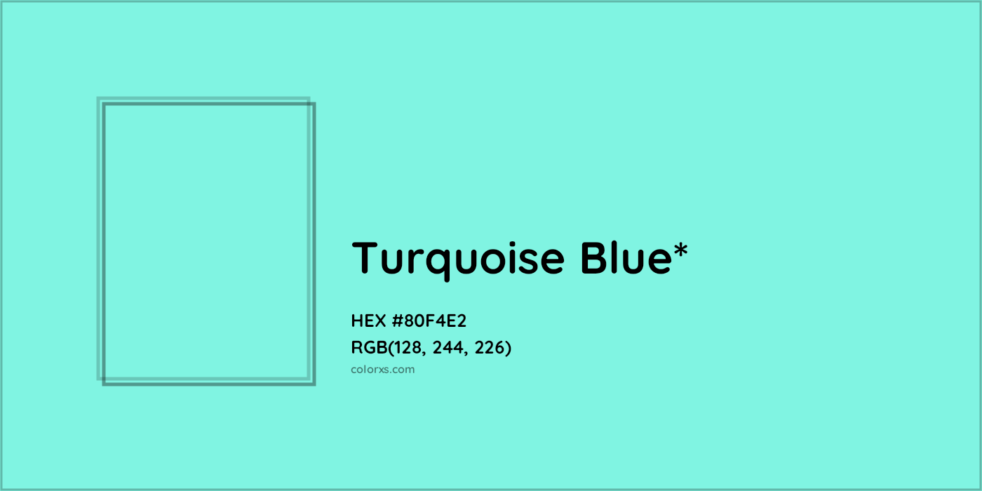 HEX #80F4E2 Color Name, Color Code, Palettes, Similar Paints, Images