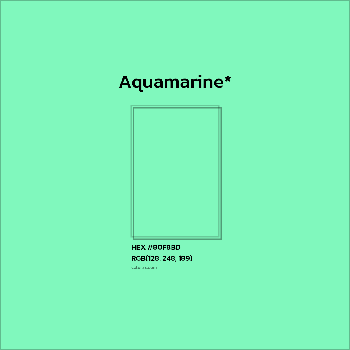 HEX #80F8BD Color Name, Color Code, Palettes, Similar Paints, Images