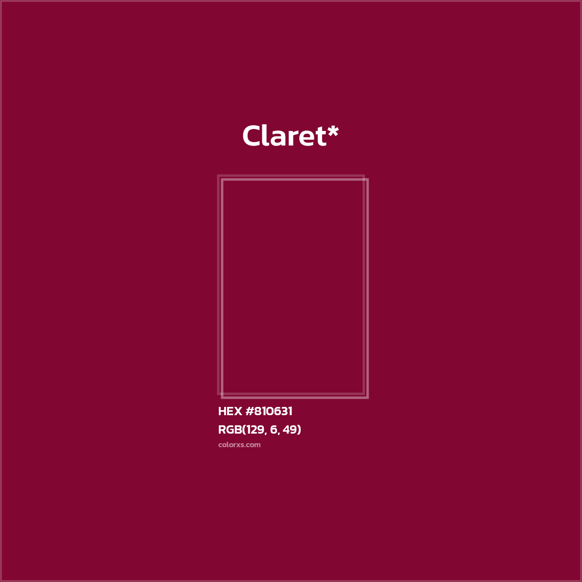 HEX #810631 Color Name, Color Code, Palettes, Similar Paints, Images