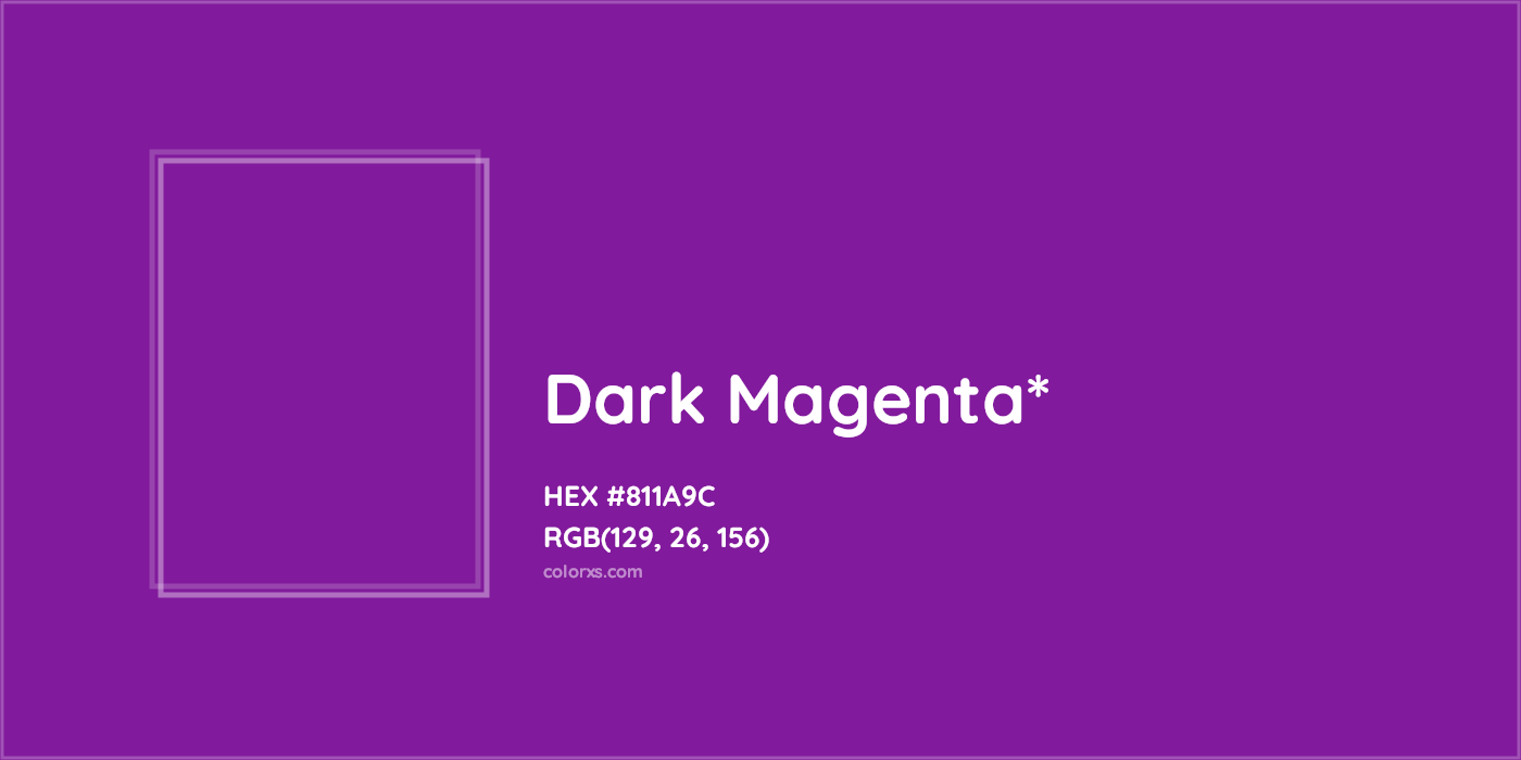 HEX #811A9C Color Name, Color Code, Palettes, Similar Paints, Images