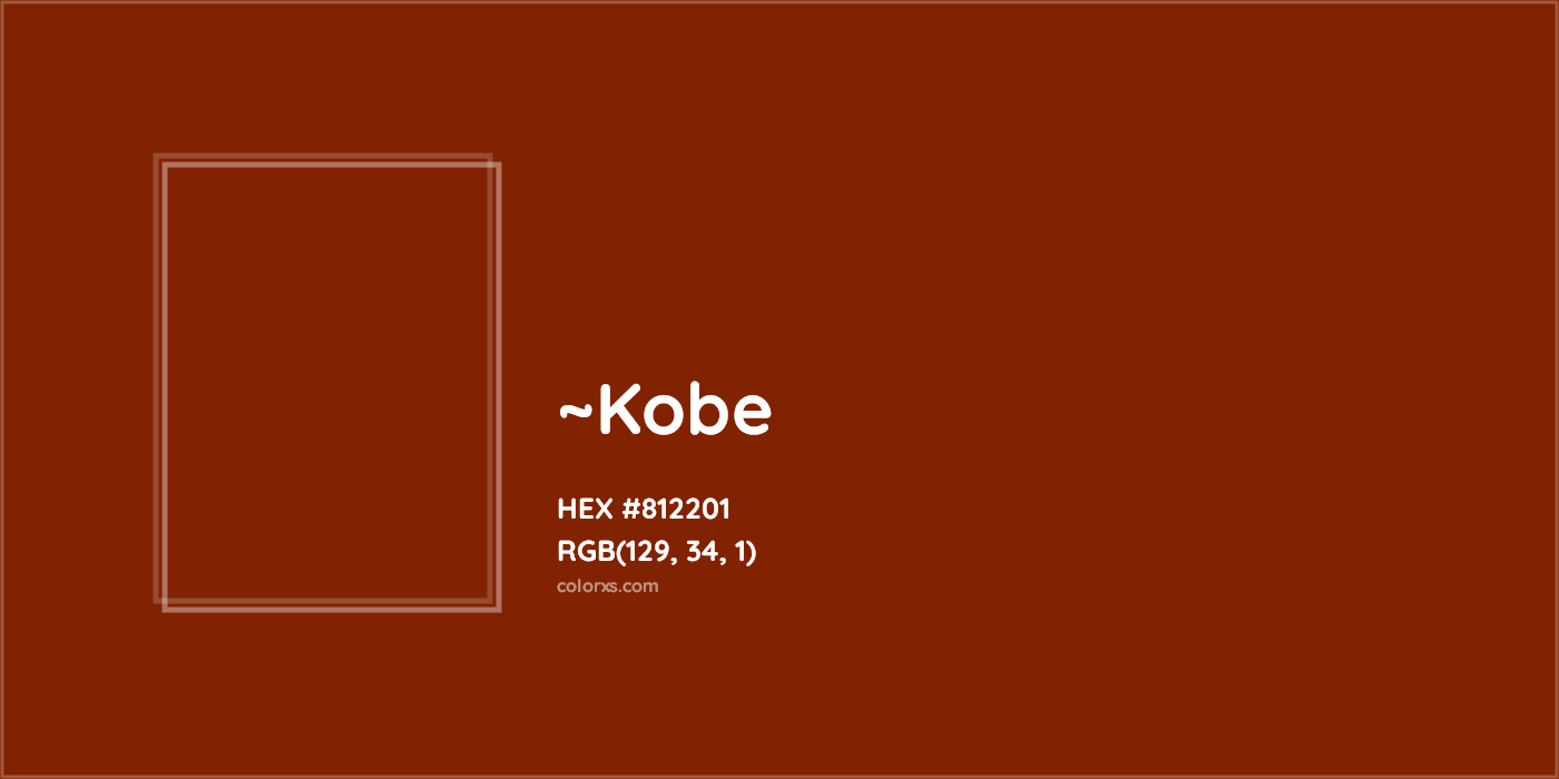 HEX #812201 Color Name, Color Code, Palettes, Similar Paints, Images