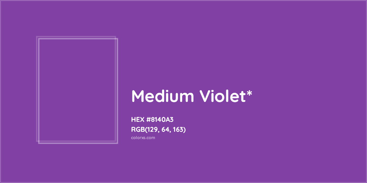 HEX #8140A3 Color Name, Color Code, Palettes, Similar Paints, Images