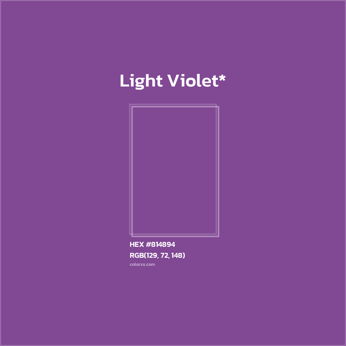 HEX #814894 Color Name, Color Code, Palettes, Similar Paints, Images
