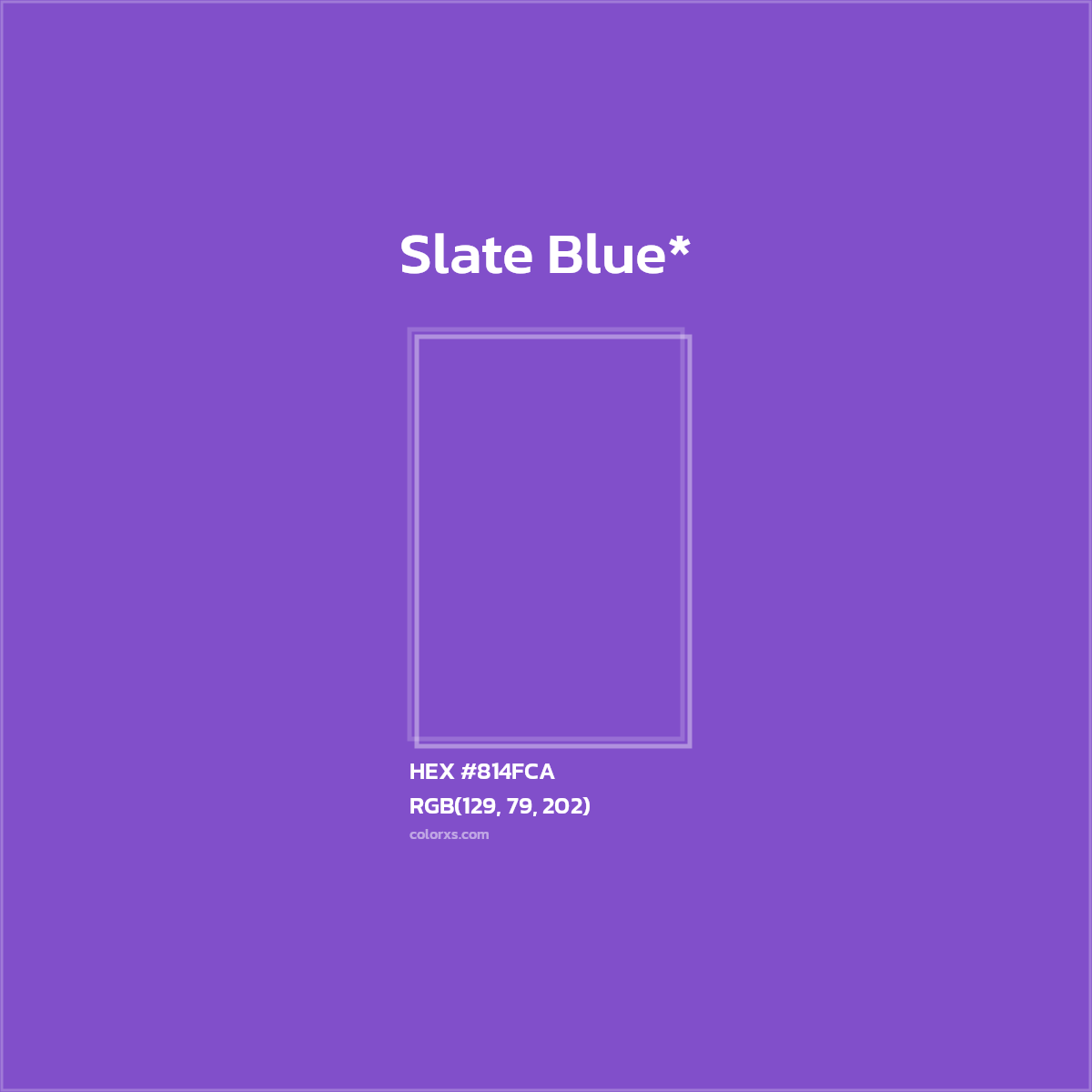 HEX #814FCA Color Name, Color Code, Palettes, Similar Paints, Images