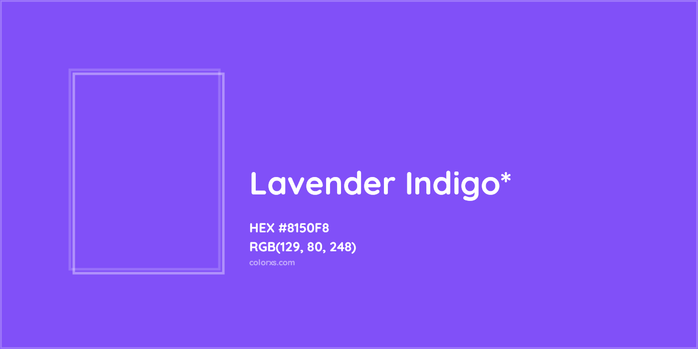 HEX #8150F8 Color Name, Color Code, Palettes, Similar Paints, Images