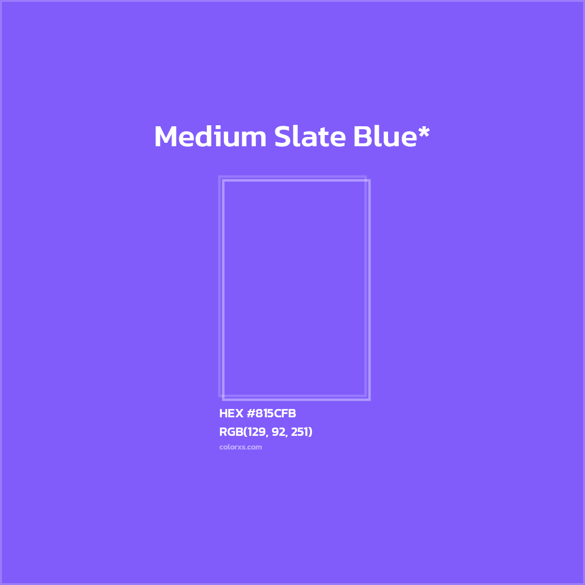 HEX #815CFB Color Name, Color Code, Palettes, Similar Paints, Images