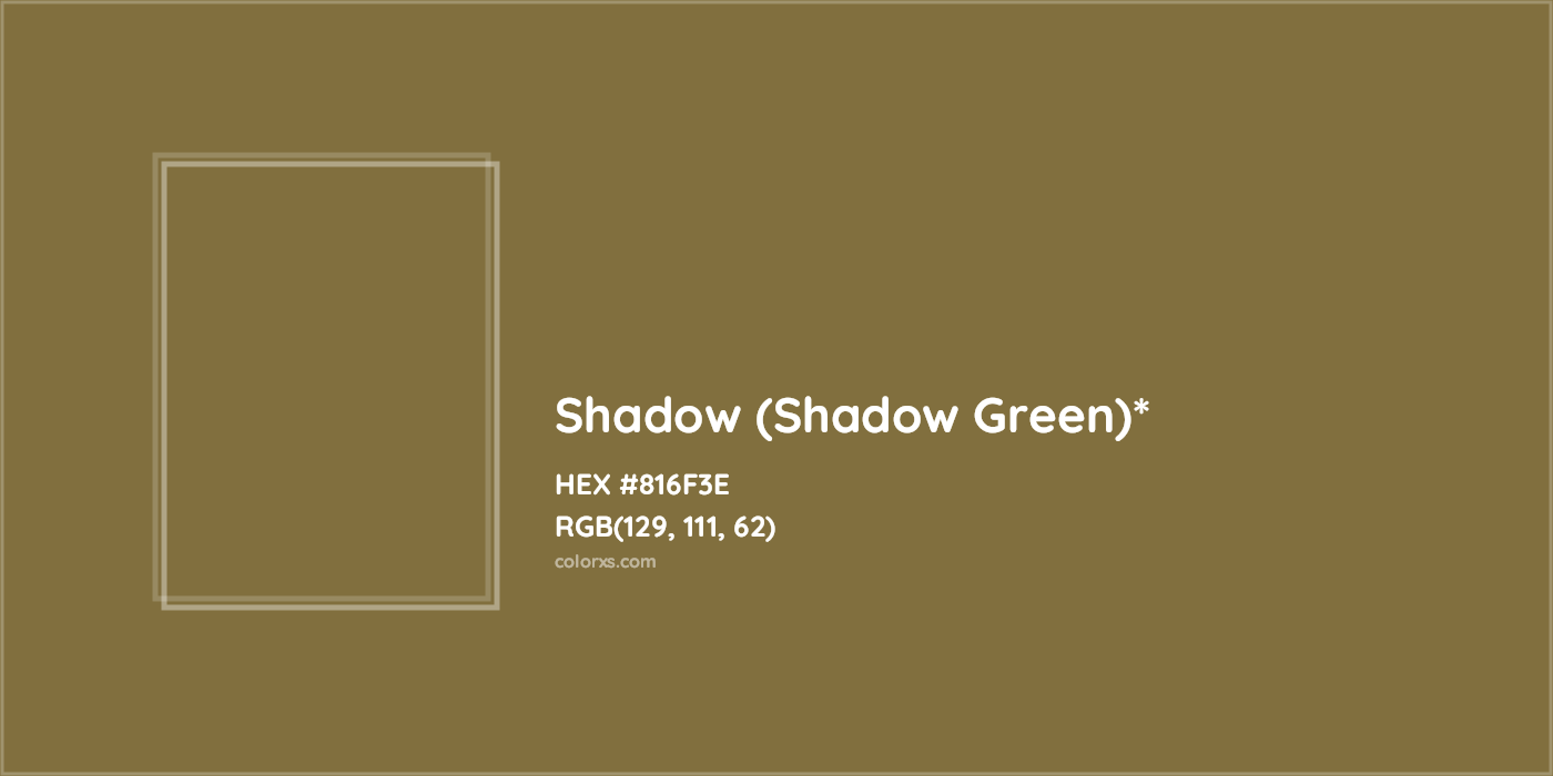 HEX #816F3E Color Name, Color Code, Palettes, Similar Paints, Images