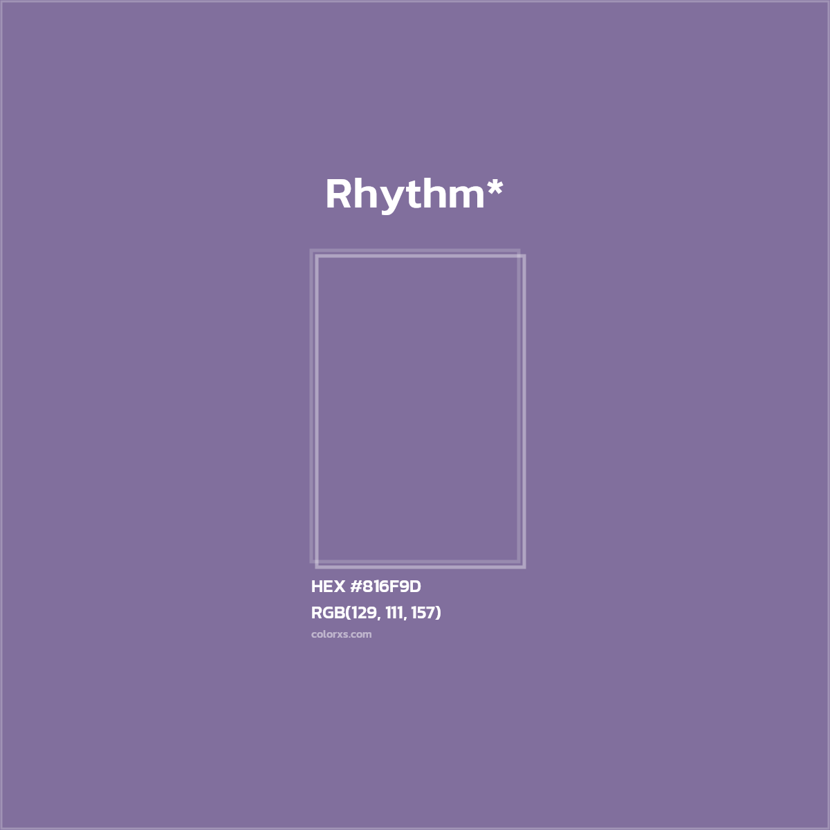 HEX #816F9D Color Name, Color Code, Palettes, Similar Paints, Images