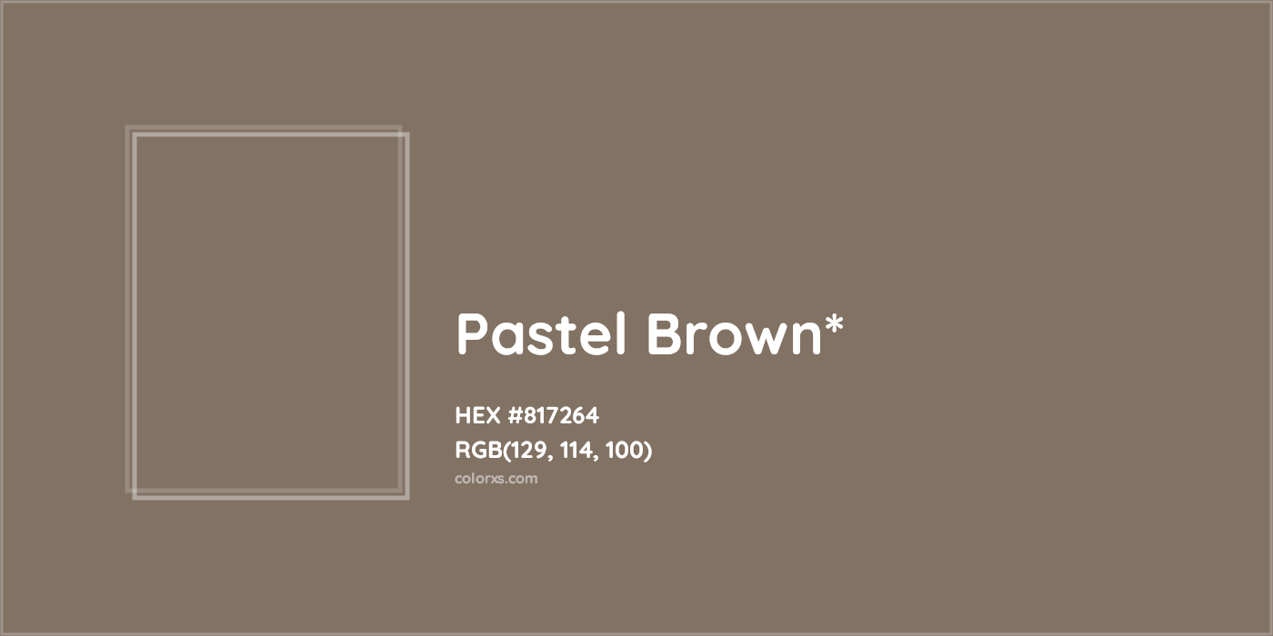 HEX #817264 Color Name, Color Code, Palettes, Similar Paints, Images