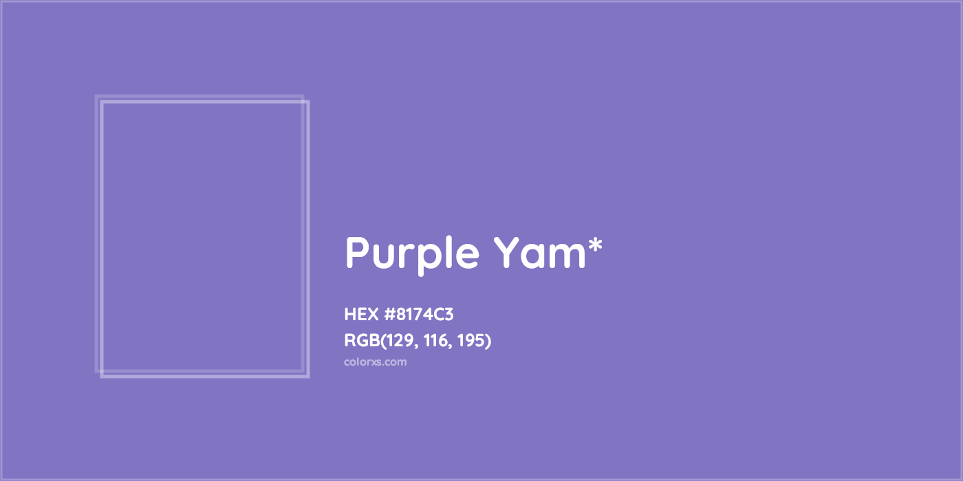 HEX #8174C3 Color Name, Color Code, Palettes, Similar Paints, Images
