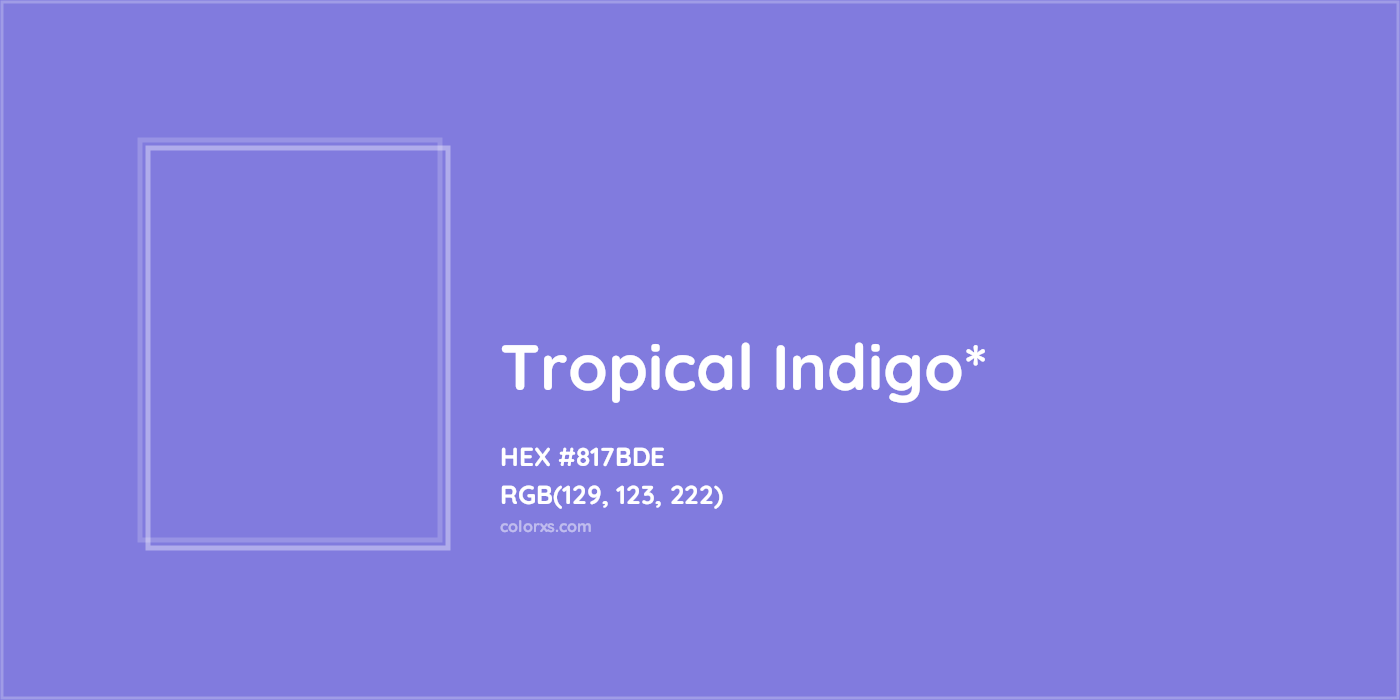 HEX #817BDE Color Name, Color Code, Palettes, Similar Paints, Images
