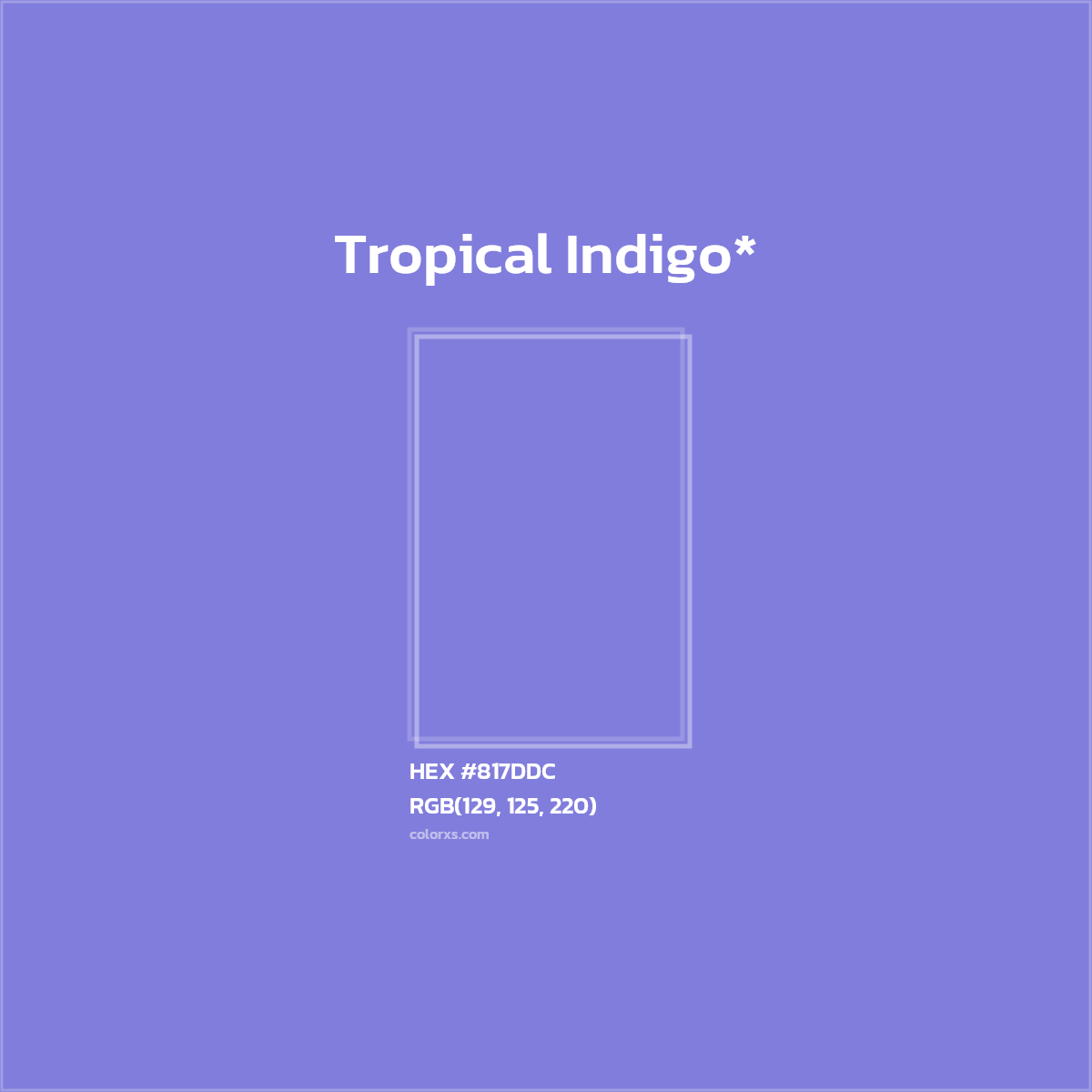 HEX #817DDC Color Name, Color Code, Palettes, Similar Paints, Images