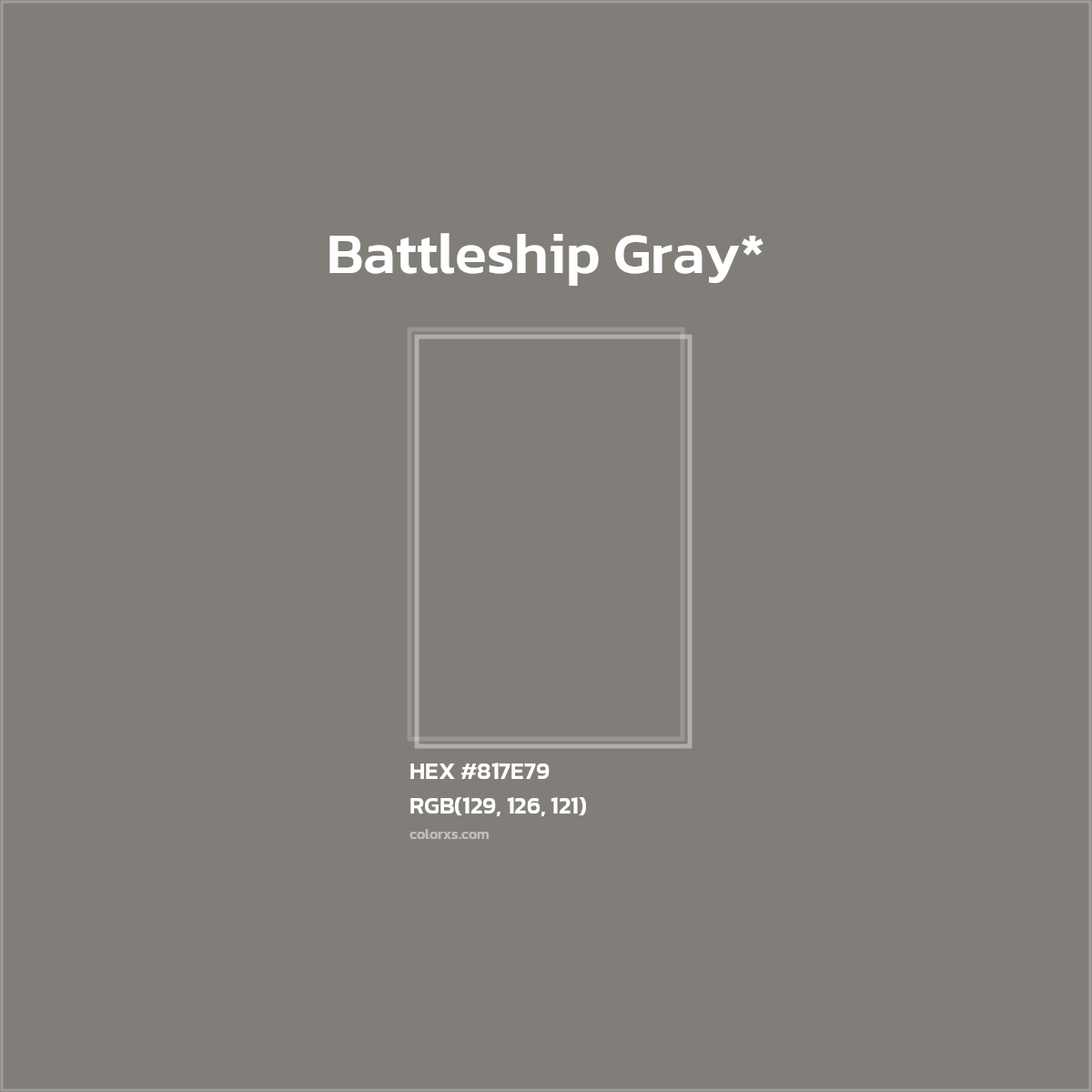 HEX #817E79 Color Name, Color Code, Palettes, Similar Paints, Images