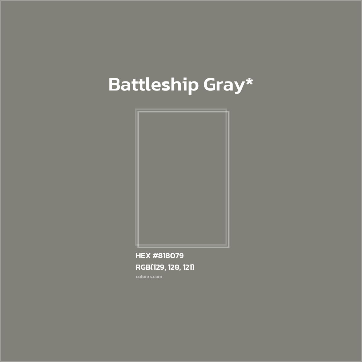 HEX #818079 Color Name, Color Code, Palettes, Similar Paints, Images