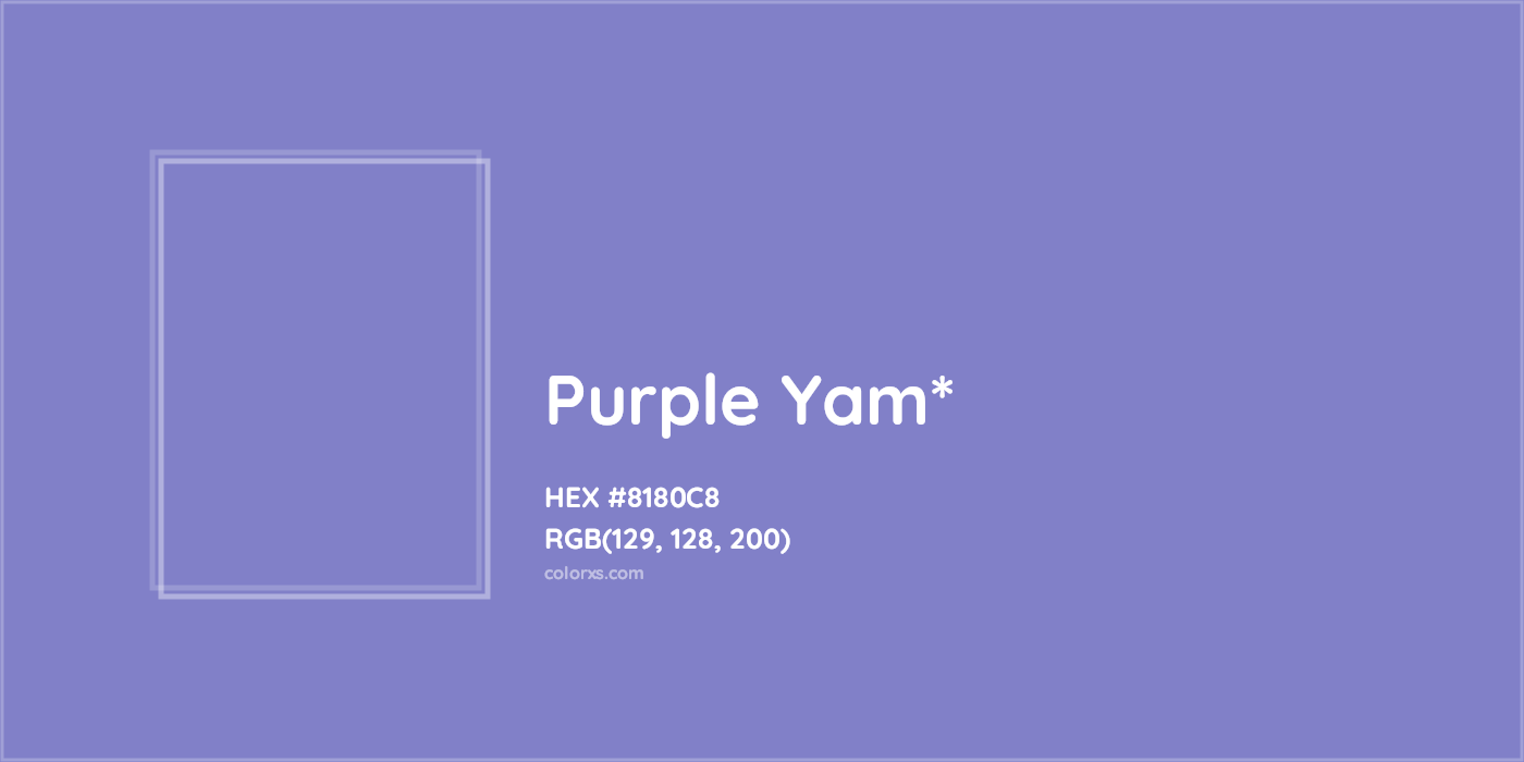 HEX #8180C8 Color Name, Color Code, Palettes, Similar Paints, Images